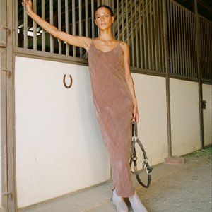NWOT Anaise Slip Dress in Almond